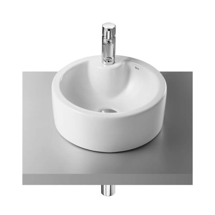 Lavabo sobrencimera con orificio Terra Roca