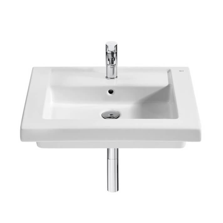 Lavabo mural o sobremueble Prisma 60x45cm Roca