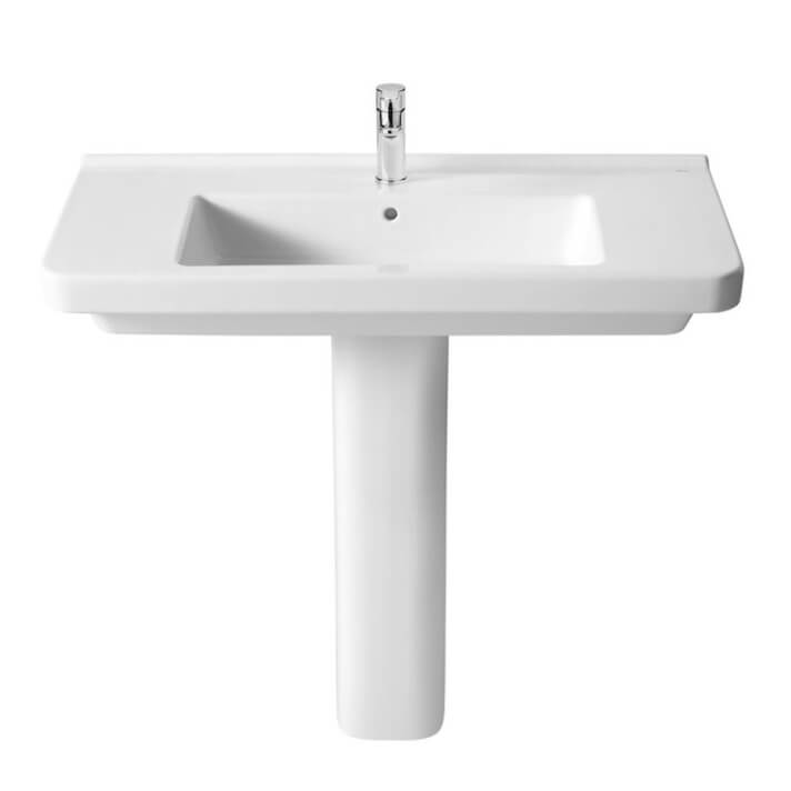 Lavabo con pedestal Dama 100x46cm Roca