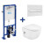Pack inodoro suspendido MERIDIAN COMPACT FREESTANDING ROCA