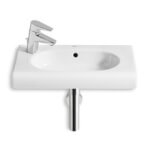 Lavabo mural o semipedestal Meridian 55cm izda