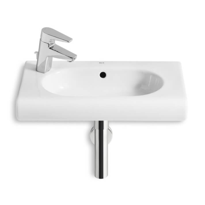 Lavabo mural o semipedestal Meridian 55cm izda