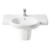Lavabo semipedestal Meridian 85x46cm Roca
