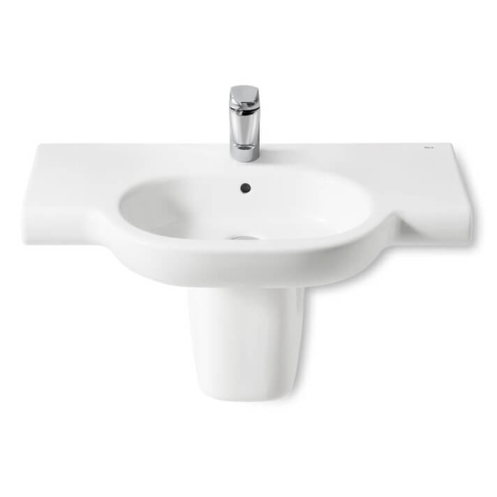 Lavabo semipedestal Meridian 85x46cm Roca