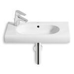 Lavabo mural o semipedestal Meridian 60cm izda