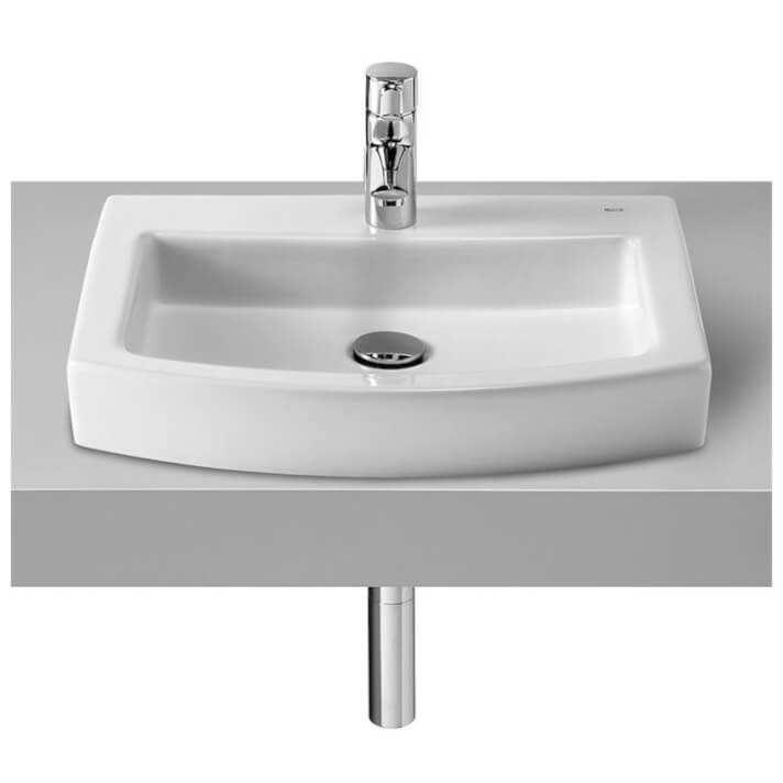Lavabo sobrencimera con orificio Hall Roca