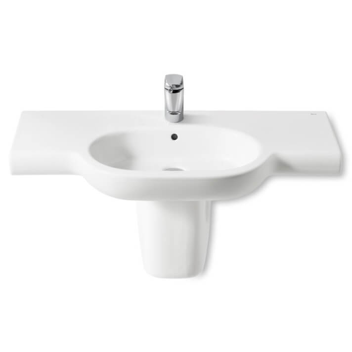 Lavabo semipedestal Meridian 100x46cm Roca
