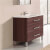 Mueble con lavabo Fresno Tea Ribera 90 TEGLER