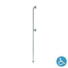 Barra de apoyo a pared y suelo INOX WCCARE 180 con 3 puntos de fijación