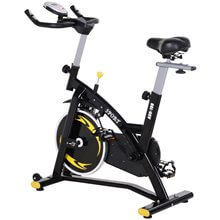 Bicicleta estática de spinning con pantalla LCD Homcom