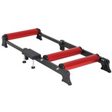 Rodillo de ciclismo para bicicleta rojo Homcom