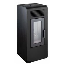 Estufa de pellets Tectro Eco 1700 negro Qlima