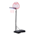 Canasta de baloncesto regulable con ruedas Homcom