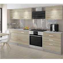 Cocina 180cm color sonoma Neptuno Tarraco