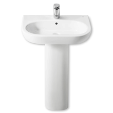 Lavabo con pedestal Meridian 65x46cm Roca