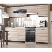 Cocina 240cm color acacia Marika Tarraco