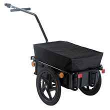 Remolque de bicicleta para carga 40kg Homcom