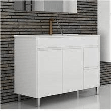 Mueble con lavabo 80 Blanco brillo Ísquia TEGLER