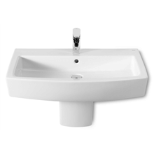 Lavabo semipedestal Hall 65x49,5cm Roca