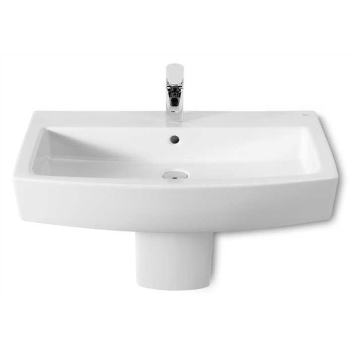 Lavabo semipedestal Hall 65x49,5cm Roca