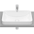 Lavabo encastrado Inspira Blanco Square 55x37 Roca 