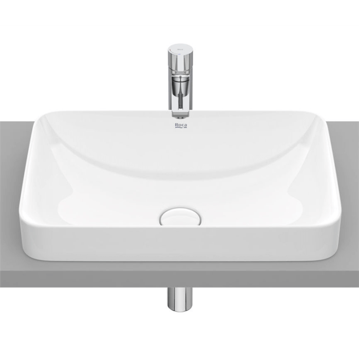 Lavabo encastrado Inspira Blanco Square 55x37 Roca 