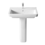 Lavabo con pedestal Dama 70x46cm Roca