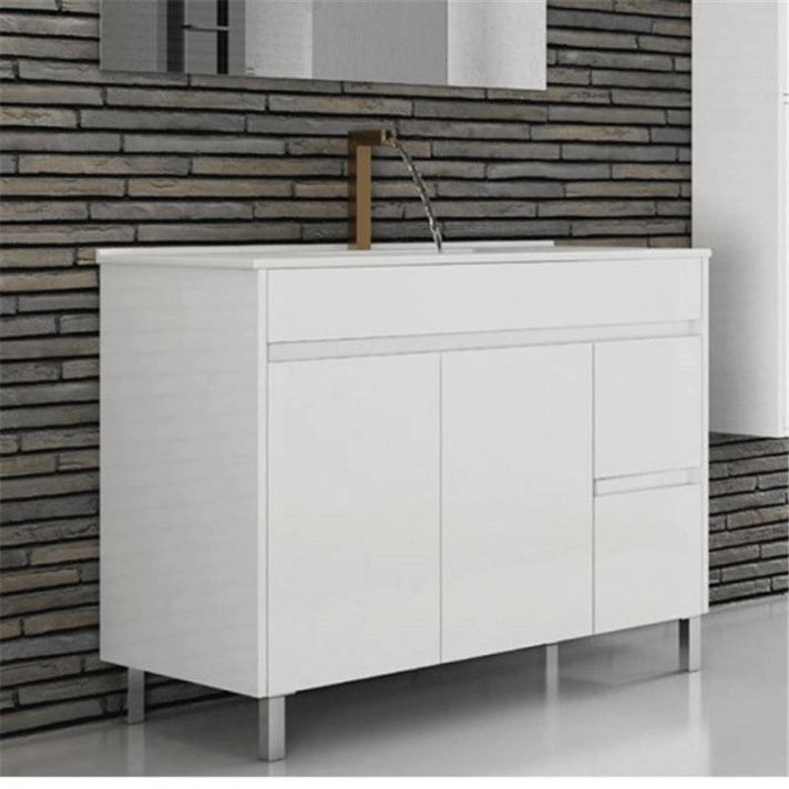 Mueble con lavabo 100 Blanco brillo Ísquia TEGLER