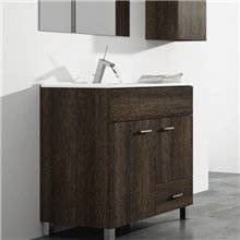 Mueble con lavabo 80 Roble Evasión Samos TEGLER