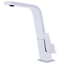 Grifo de cocina monomando con caño alto blanco TEKA