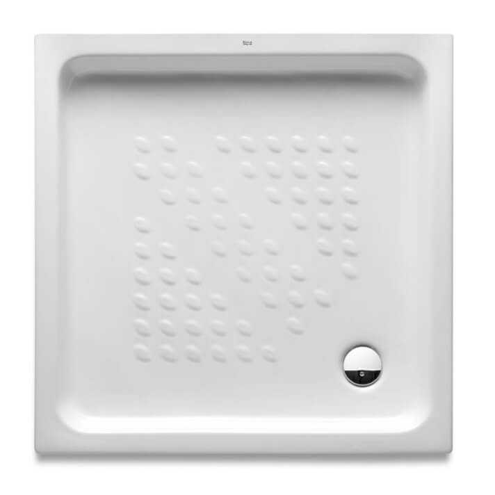 Plato 80x80cm cuadrado porcelana Italia Roca