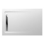 Plato de ducha 120x80cm blanco Aquos Roca