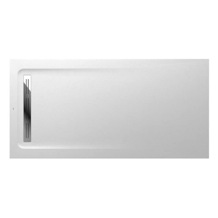 Plato de ducha 160x80cm blanco Aquos Roca