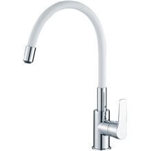 Grifo de cocina flexible blanco Tenerife TCOEX