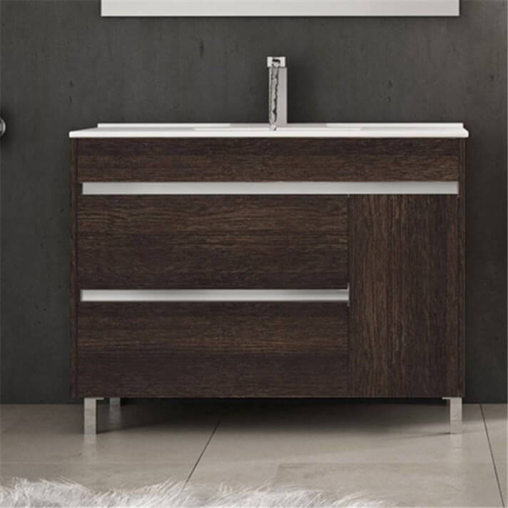 Mueble con lavabo 100 Roble Evasi&oacute;n Caprera TEGLER