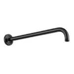 Soporte rociador pared 40cm negro titanio Rainsense Roca
