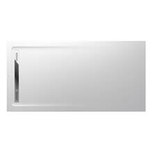 Plato de ducha 140x90cm blanco roto Aquos Roca