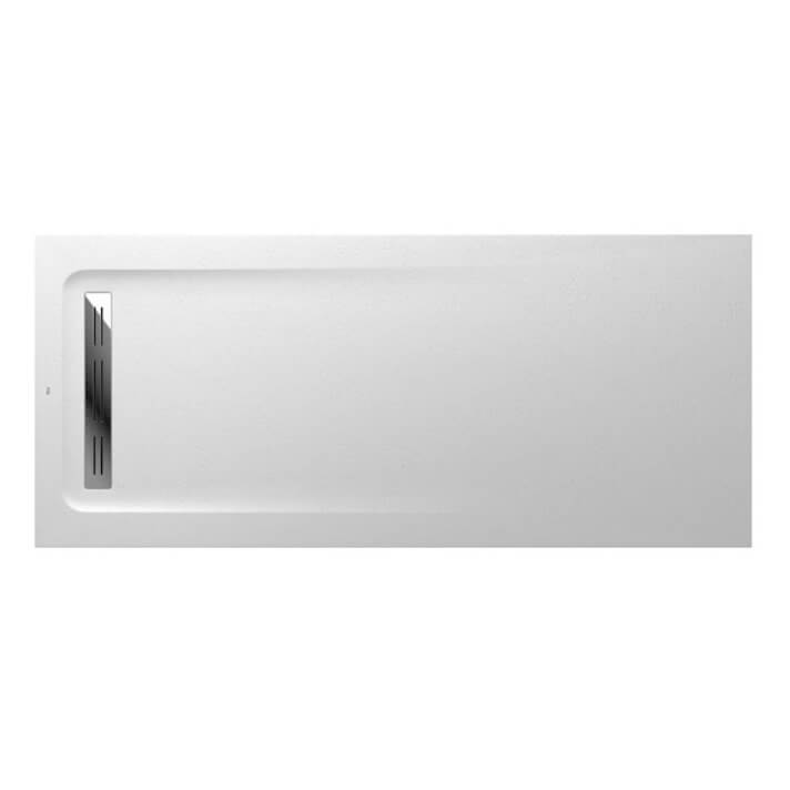 Plato de ducha 160x70cm blanco Aquos Roca