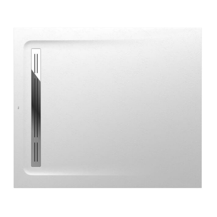 Plato de ducha 100x90cm blanco Aquos Roca