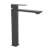 Grifo alto de lavabo negro Saona Slim