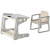 Conjunto de mesa ysilla infantil con pizarra Homcom