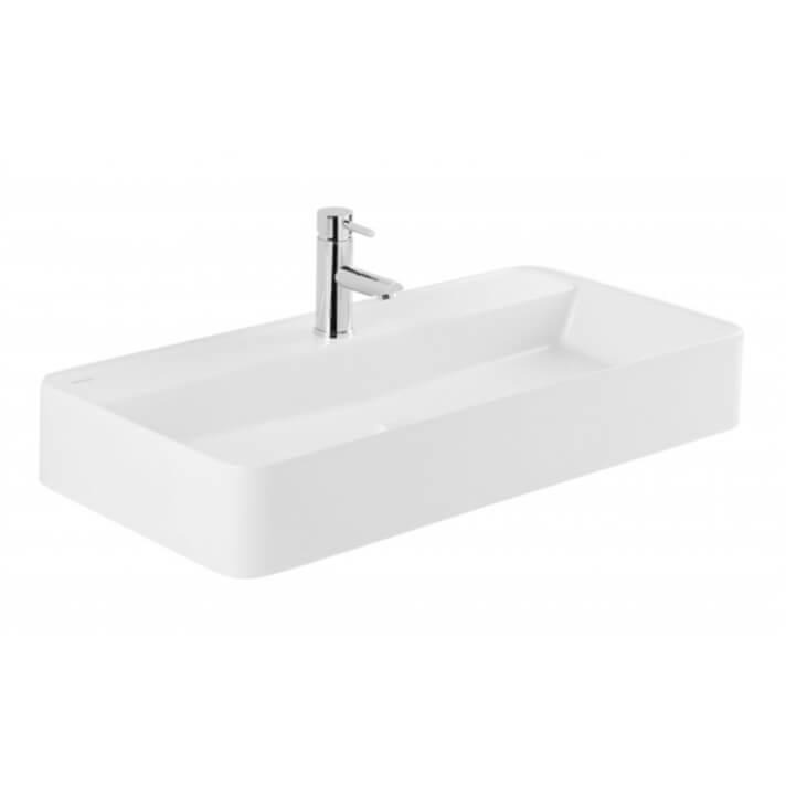 Lavabo rectangular Sanlife 80x40