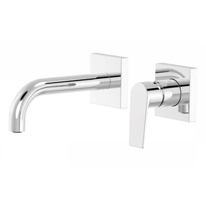 Grifo de pared para lavabo de 2 centros 17cm PROJECT TRES