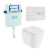 Pack smart One toilet Rimless In-Wash Inspira ROCA