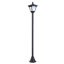 Lámpara de pie farol clásico con luces solares Outsunny