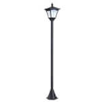 Lámpara de pie farol clásico con luces solares Outsunny