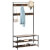 Mueble de recibidor con perchero y zapatero industrial HomCom