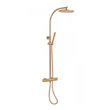 Columna de ducha termostática ÍTACA Loyal Bronze Teka