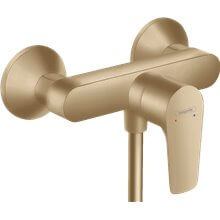 Grifo de ducha monomando mezclador cobre cepillado Visto Hansgrohe