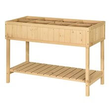 Huerto urbano elevado de madera Outsunny